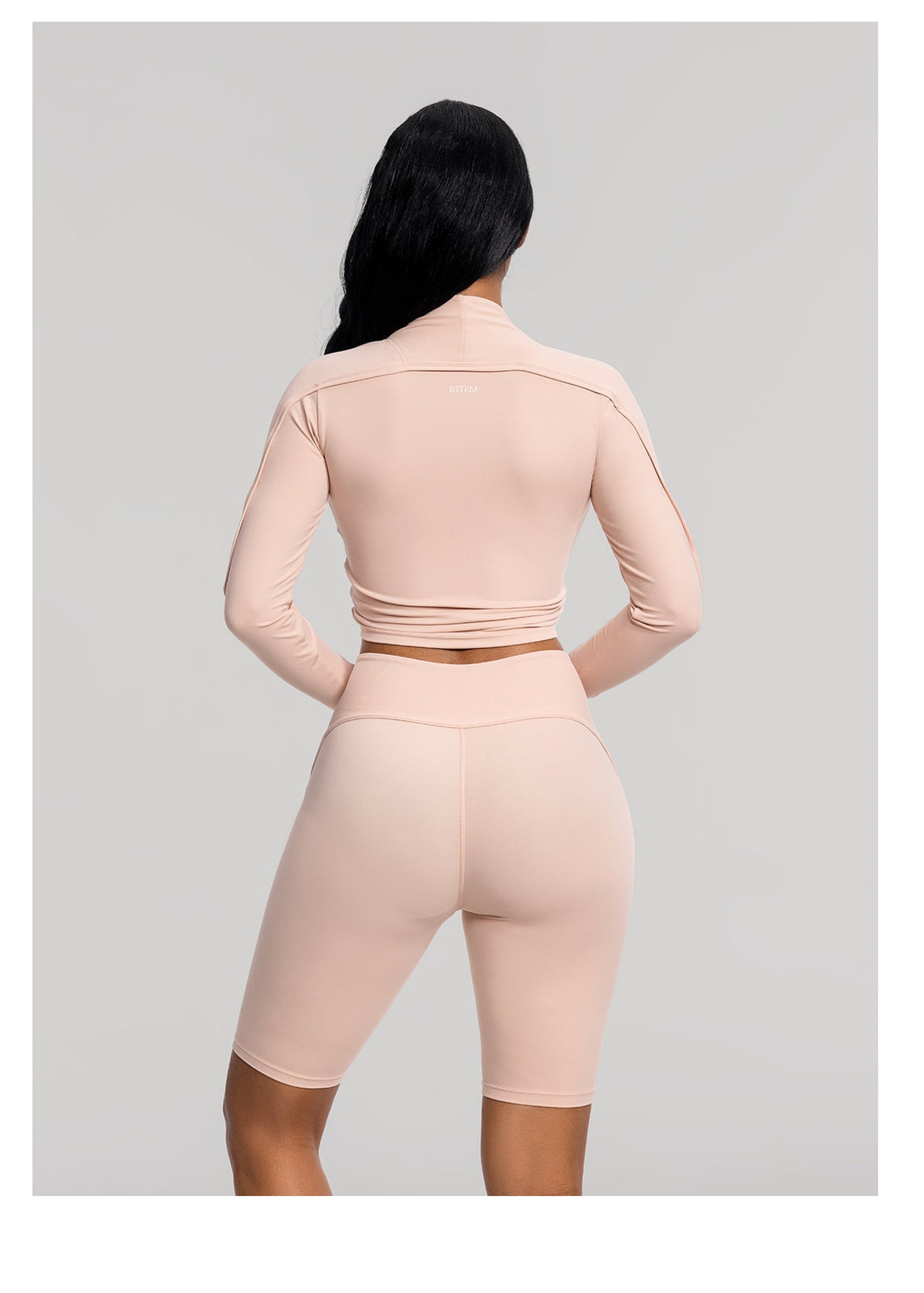 Drawstring Crop Top | Seashell