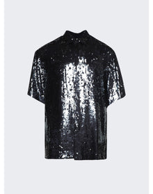Dries Van Noten | Men | Embellished Shirt | Midnight