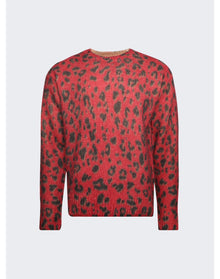 Dries Van Noten | Men | Morane Print Knitted Sweater | Pink