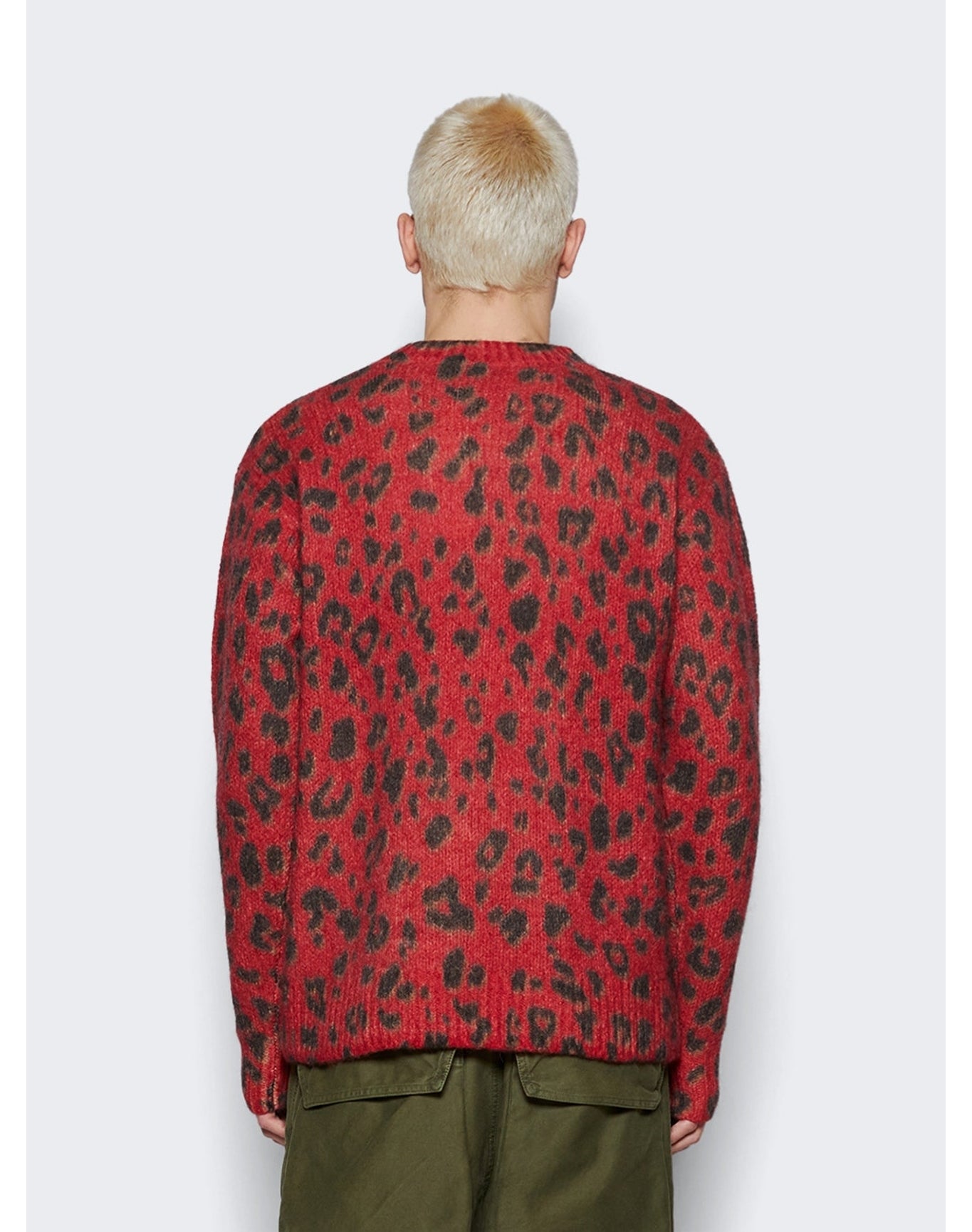 Dries Van Noten | Men | Morane Print Knitted Sweater | Pink