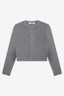 Dudley knit cardigan rain cloud