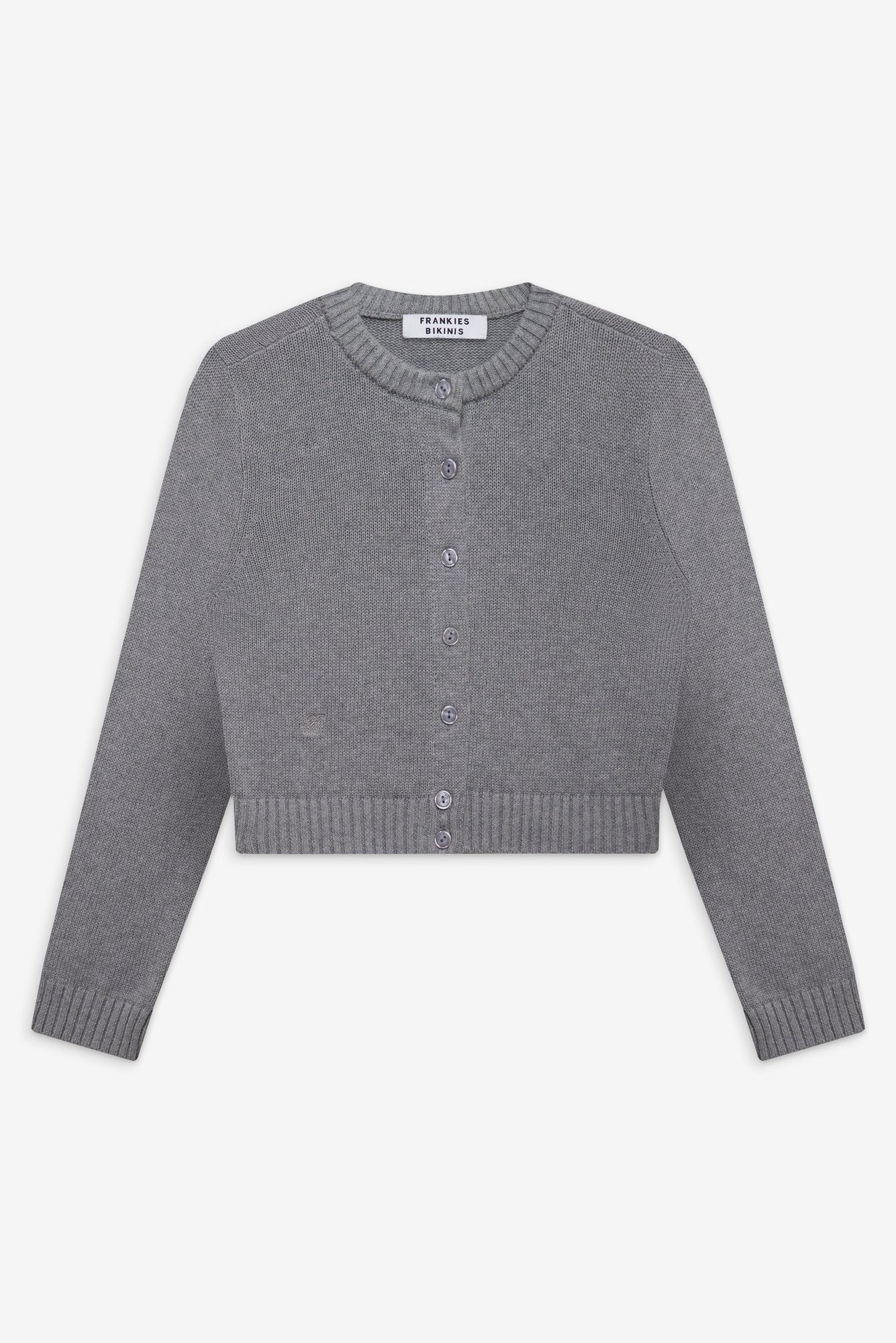 Dudley knit cardigan rain cloud