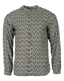 Dundas | Men | Regular Fit Deuce Shirt Monogram Print | Grey