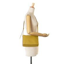 Celine | Pre-Owned Large Lambskin Trio Crossbody | Yellow/Mustard