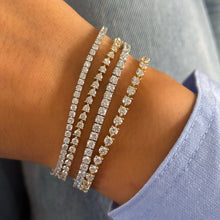 Lab Grown Diamond Four Prong Tennis Bracelet 14K - Adina's Jewels