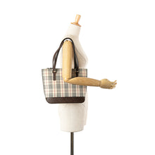 Burberry | Pre-Owned House Check Canvas Tote | Brown/Beige