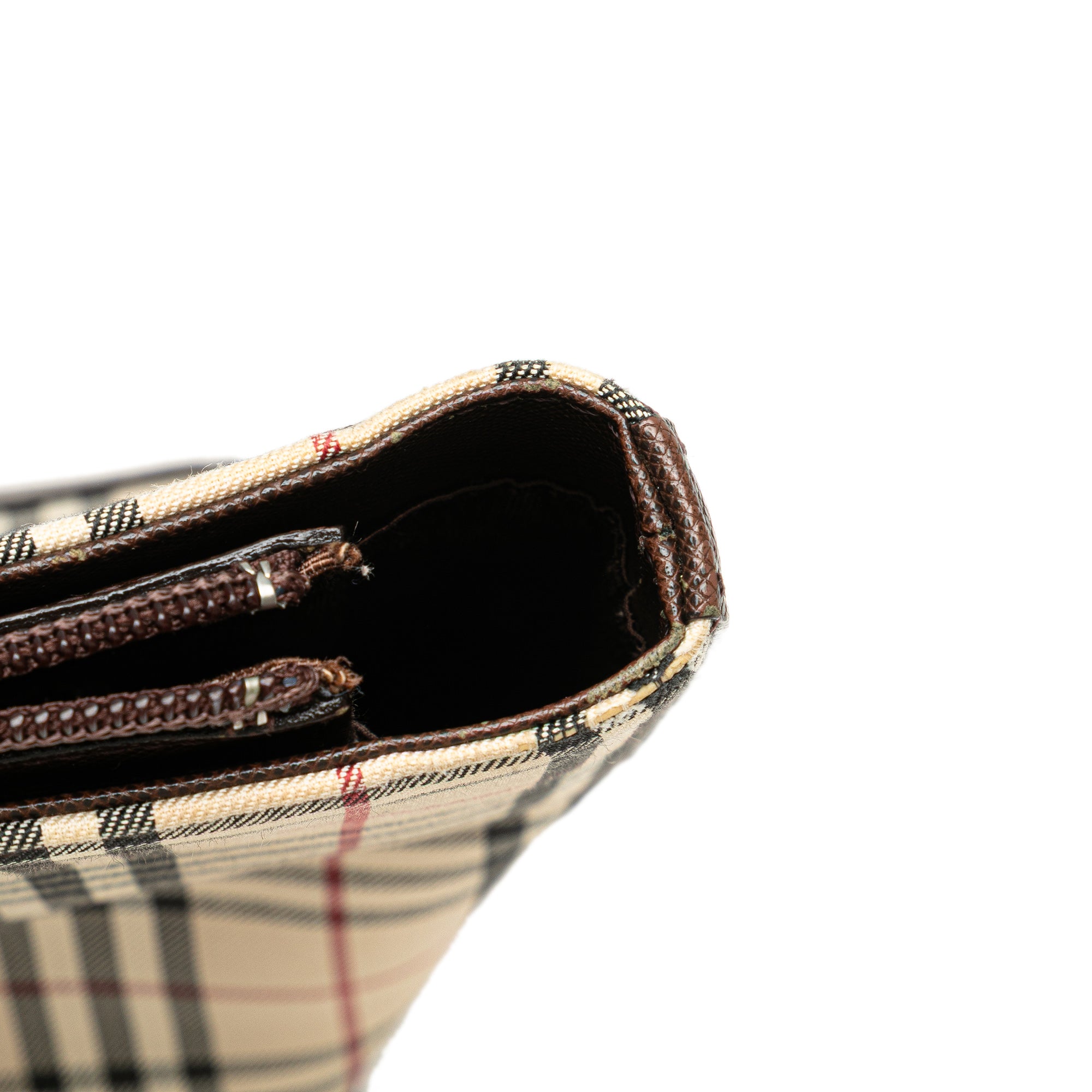 Burberry | Pre-Owned House Check Canvas Tote | Brown/Beige