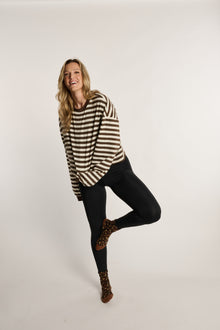 Strut This | The Sonoma Sweatshirt | Coco Stripe