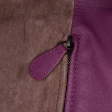 Bottega Veneta | Pre-Owned Nappa Intrecciato Flap Crossbody | Purple/Dark Purple