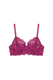 Peony Underwire Full Cup Bra | Fuchsia