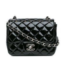 Chanel | Pre-Owned Mini Square Classic Patent Single Flap - XII | Black
