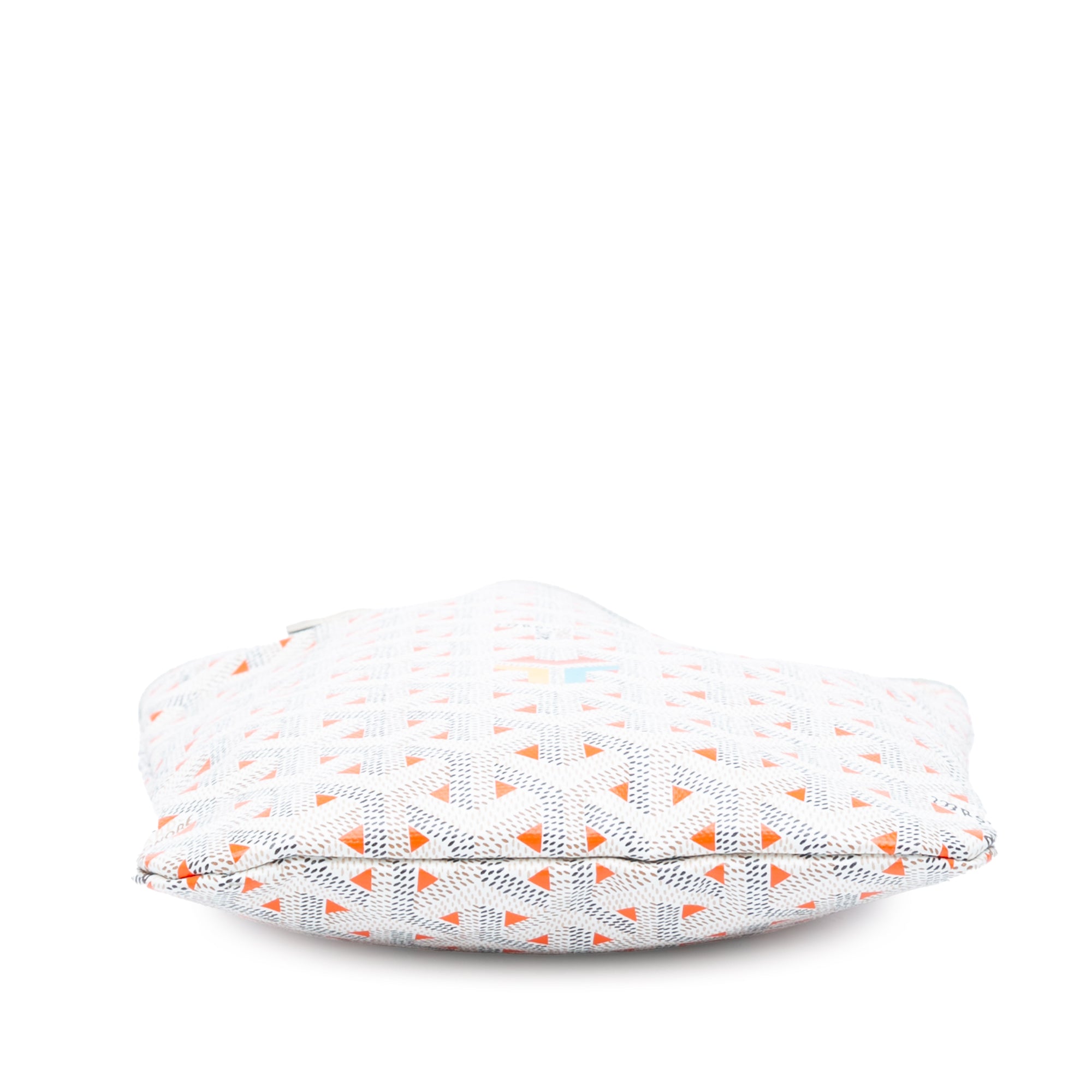 Goyard | Pre-Owned Goyardine Poitiers Claire Voie | White/Orange