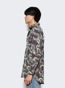 Men | Casella Meyer | Embroidered Jacquard Shirt | Brown & Lim