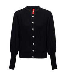 Airy-Light Cashmere Cardigan | Black