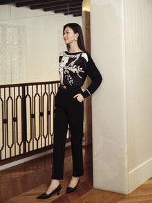 Triacetate Suit Pants | Black