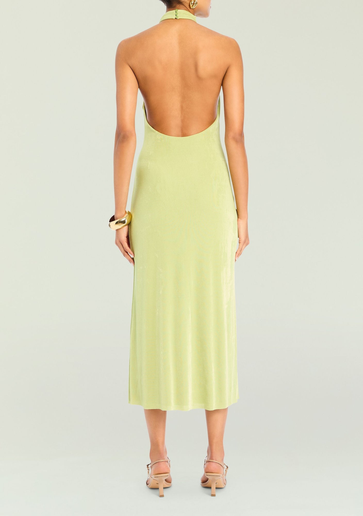 Women | Carli Midi Dress | Green Tea