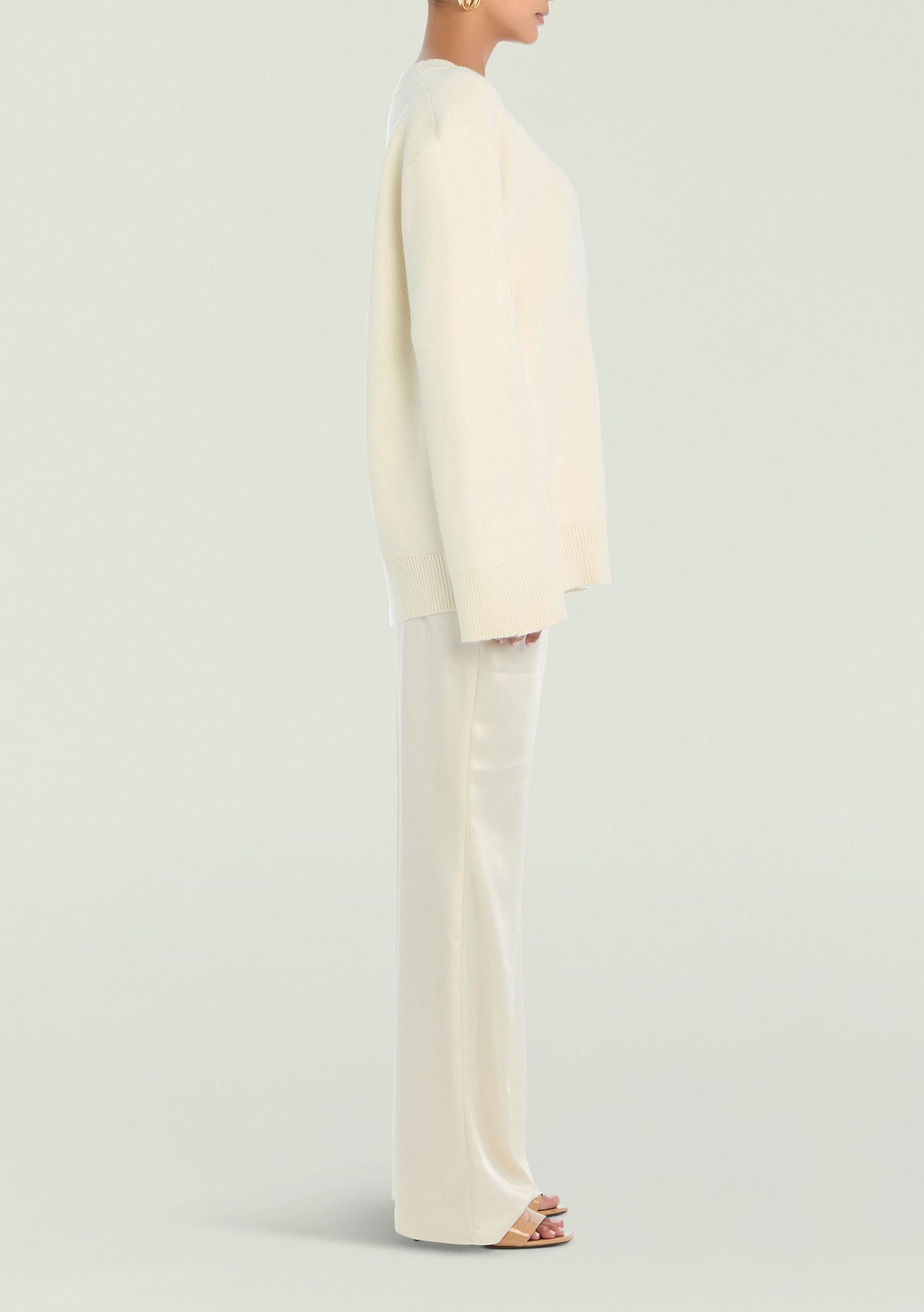 Women | Denise Cardigan | Eggshell