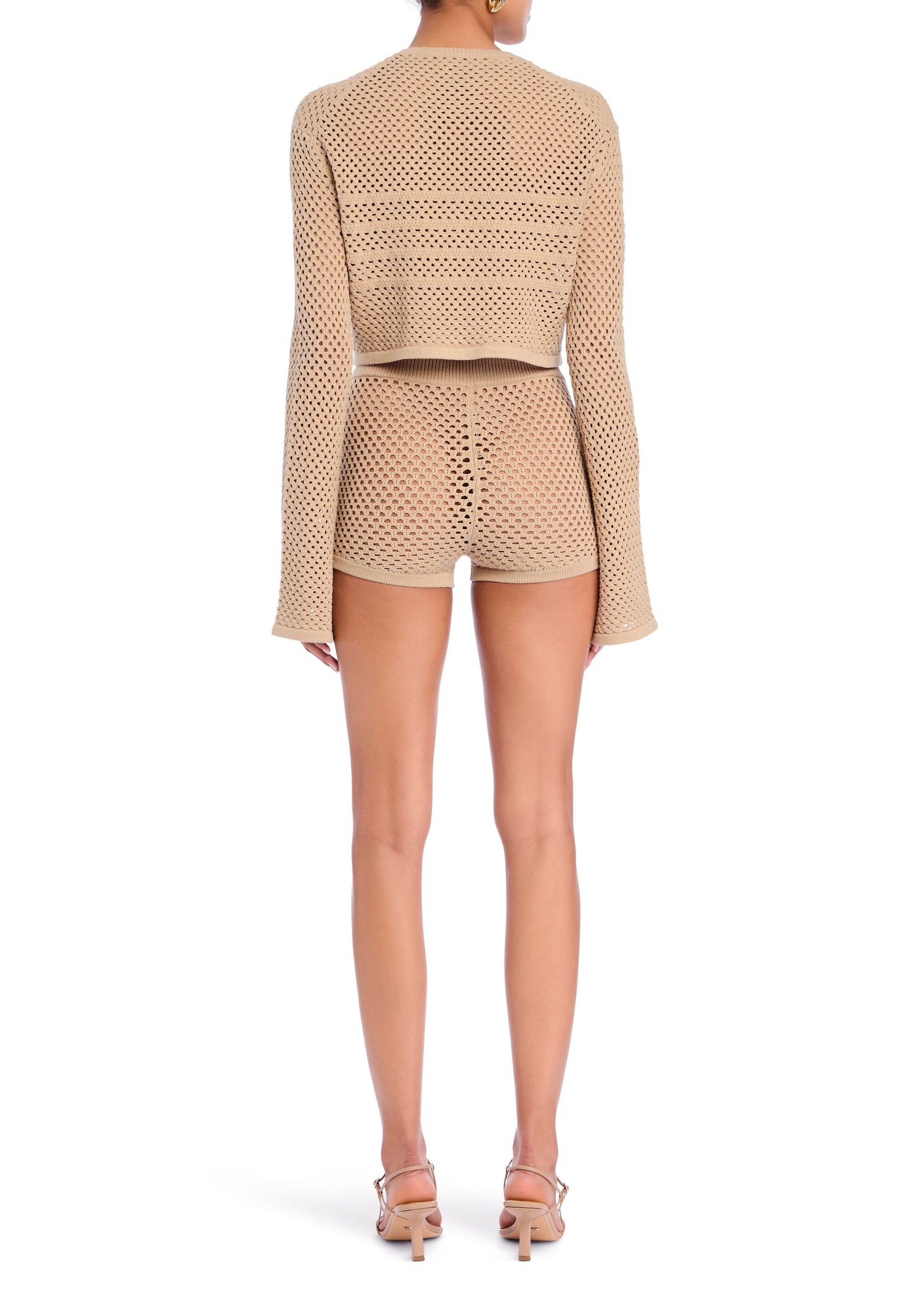 Women | Nerina Crochet Hot Short | Sand