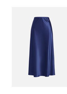 Elegant Midi Skirt | Navy