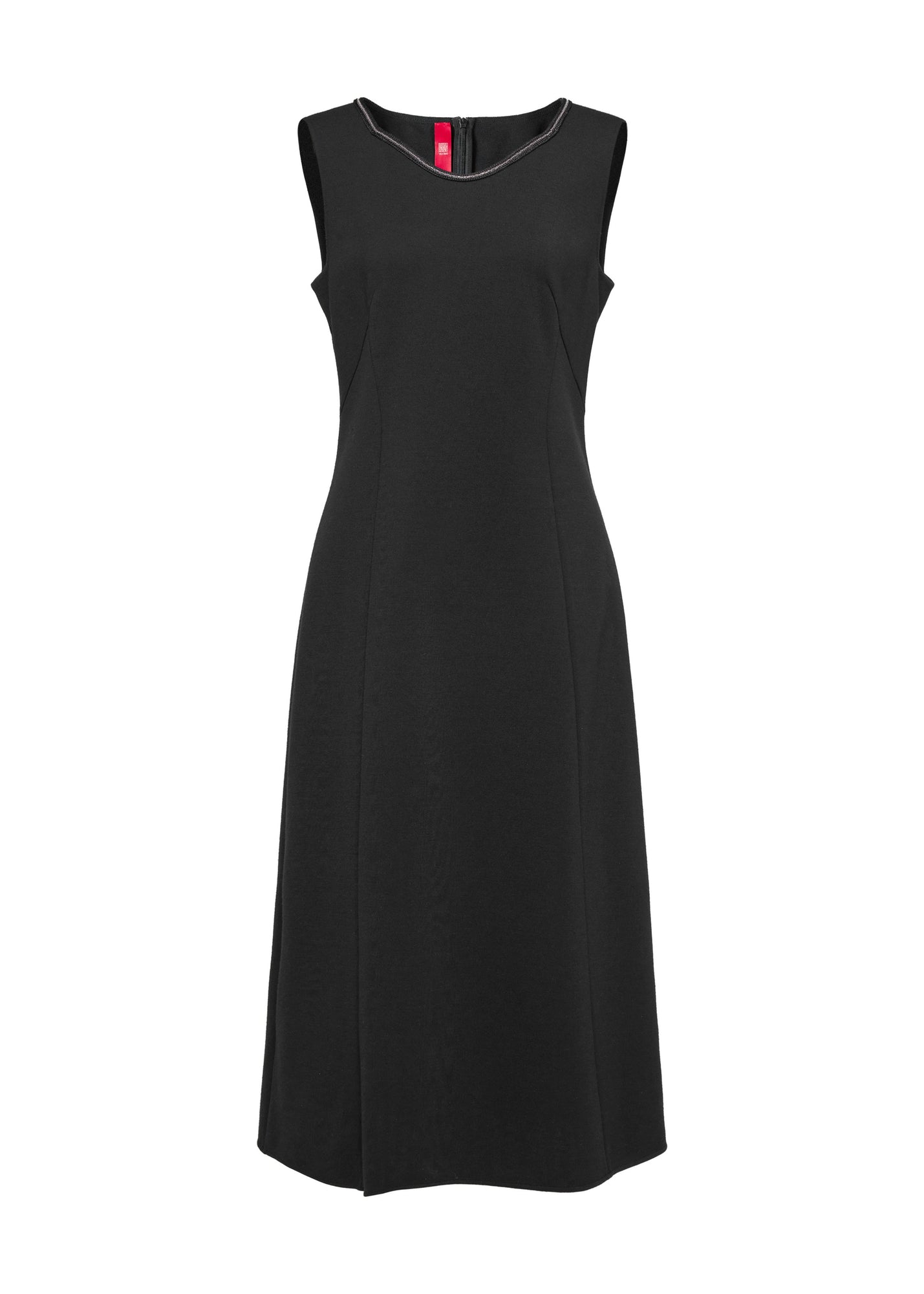 Elegant V-Neck Dress | Black
