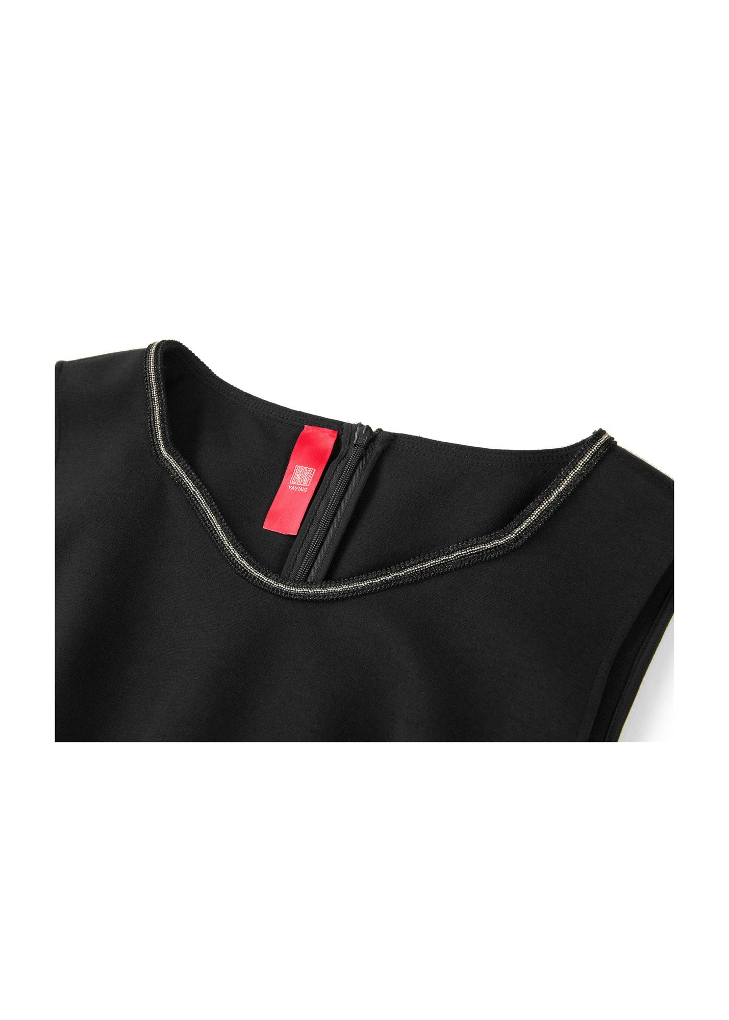 Elegant V-Neck Dress | Black