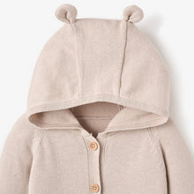 Unisex | Hooded Knit Jumpsuit | Taupe