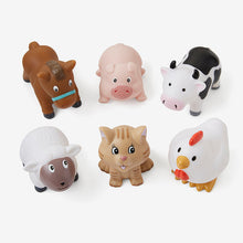 Unisex | Barnyard Party Squirtie Baby Bath Toys | Multi