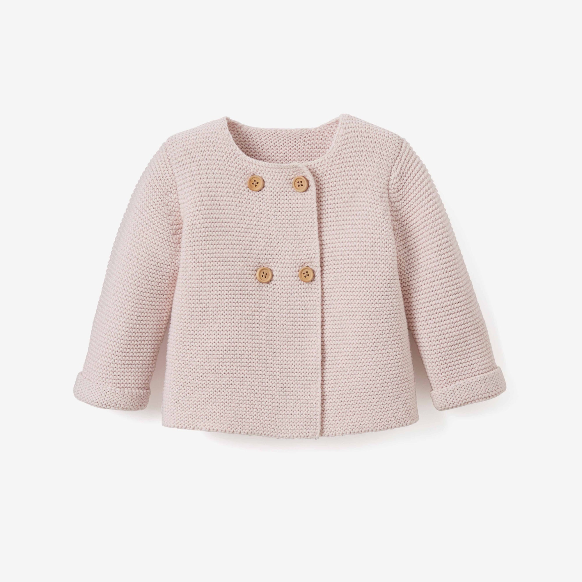 Girls | Sofia & Finn Pale Pink Knit Baby Cardigan | Pink