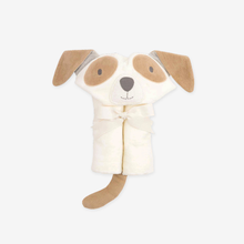 Unisex | Tan Puppy Hooded Baby Bath Wrap | Brown