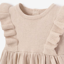 Girls | Embroidered Floral Cotton Knit Dress | Pink