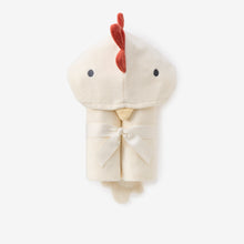 Unisex | Chicken Hooded Baby Bath Wrap | White