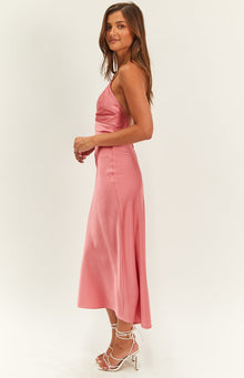 Elery Midi Dress | Pink