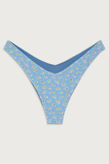 Enzo cheeky floral bikini bottom blue hawaii