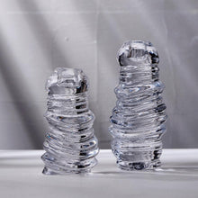 Eos Candle Holder - Long | Clear Crystal