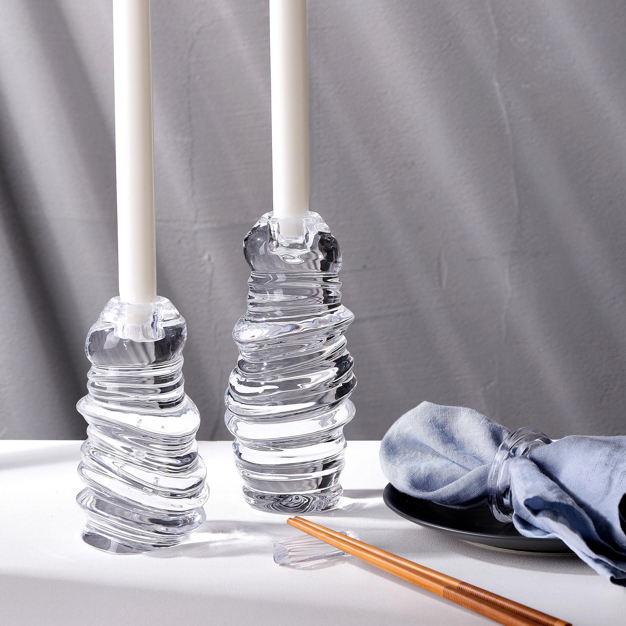 Eos Napkin Rings | Clear Crystal | Set of 4