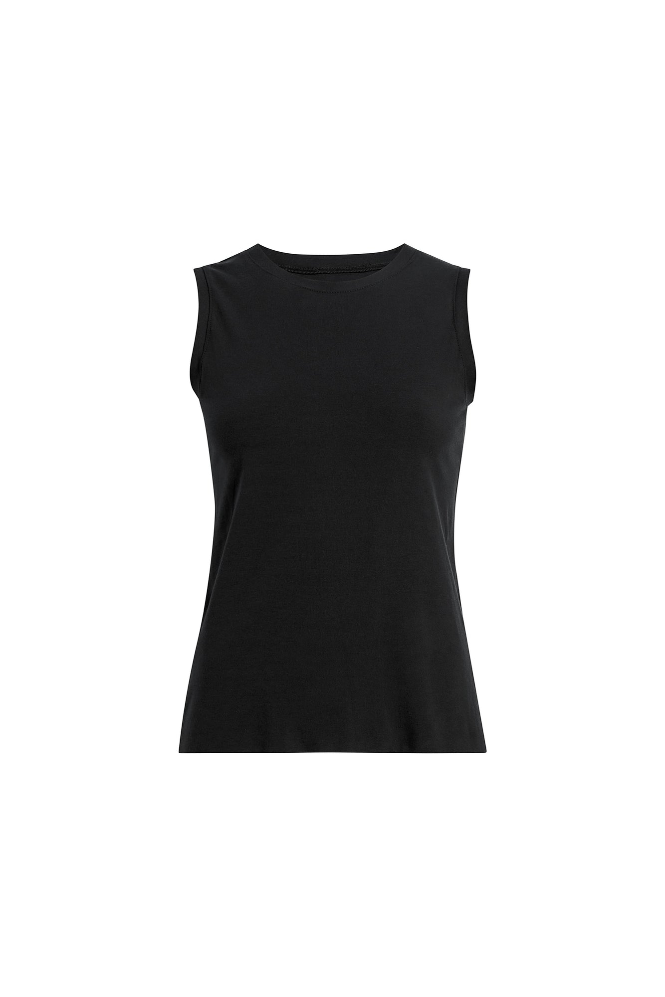 Essential Cotton Muscle Tee | Black