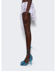 Ester Manas | Women | Micro Ruched Skirt | White