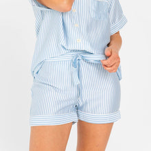 Starlight Blue Stripes | PJ Shorts Made With Bamboo #Color_starlightbluestripes