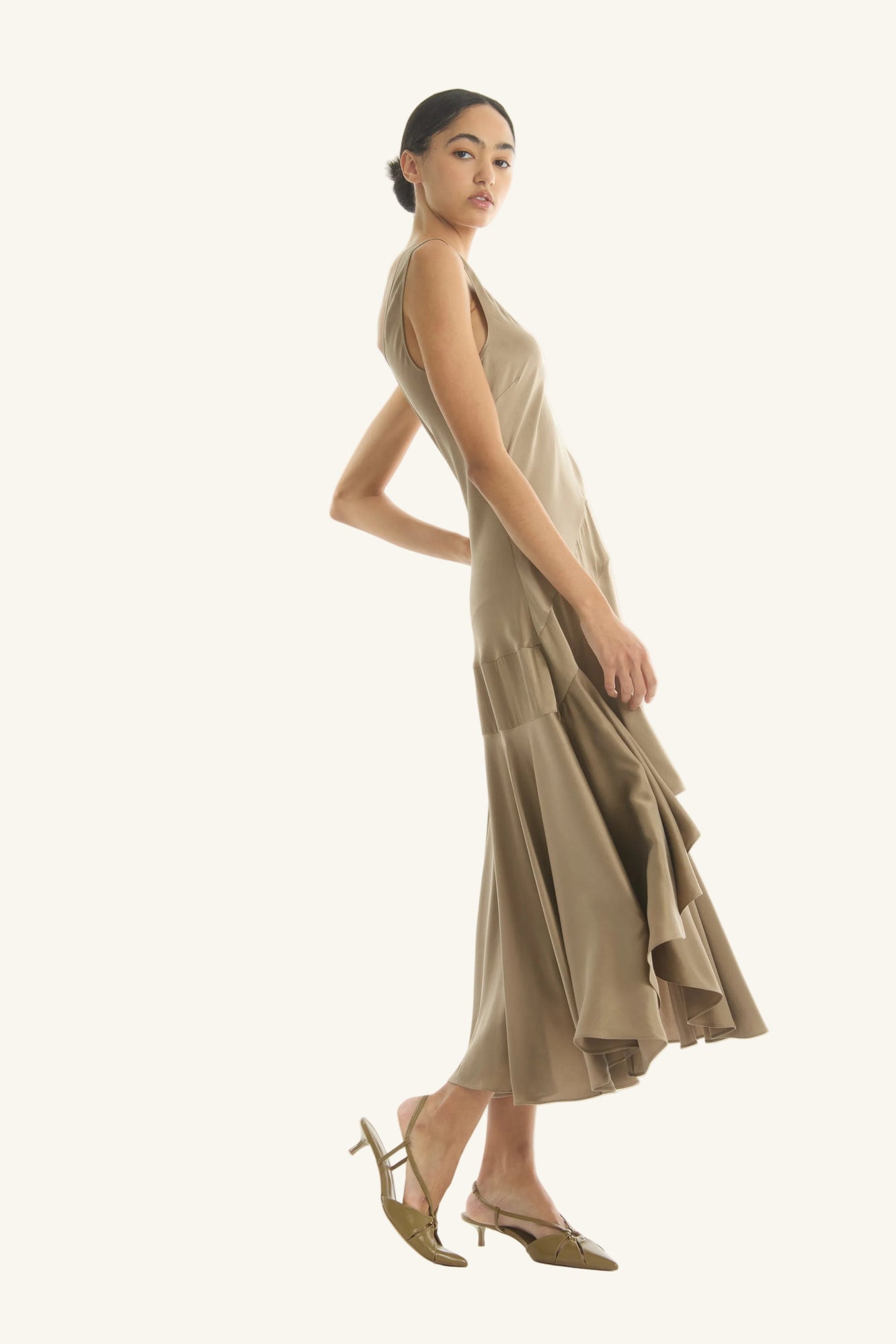 Evelyn Dress | Taupe