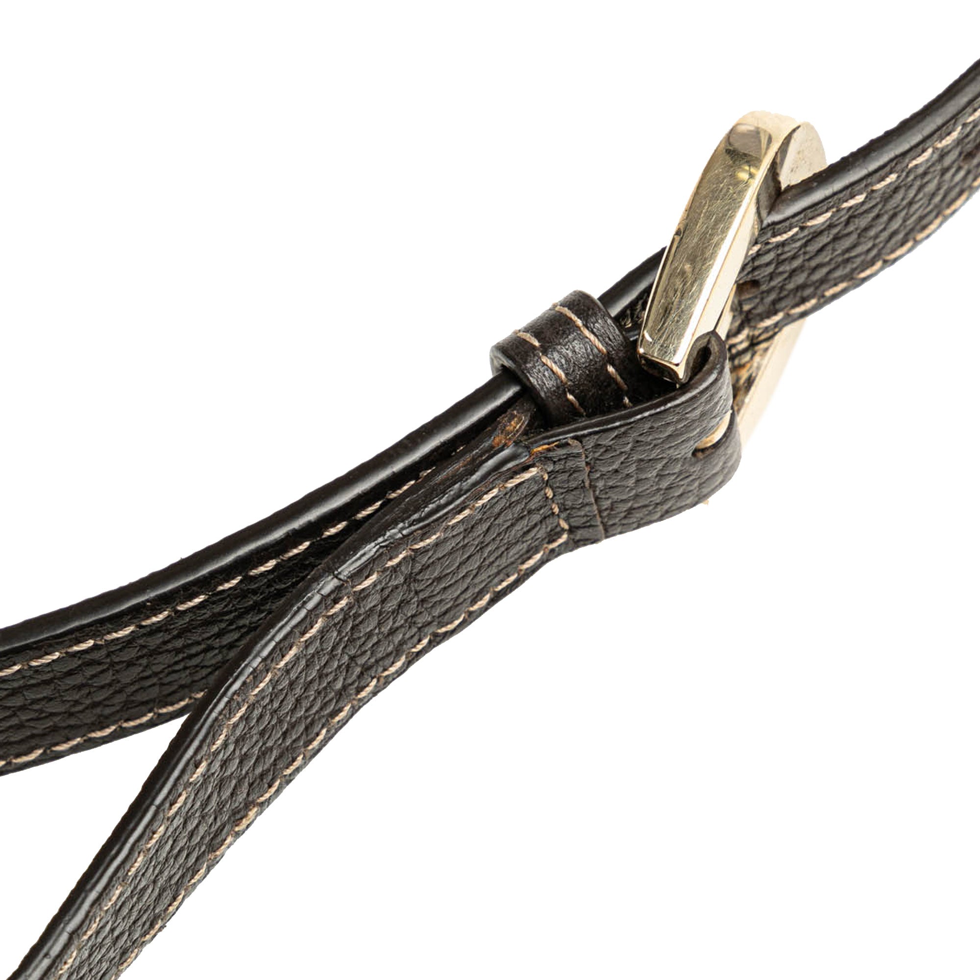 Gucci | Pre-Owned GG Crystal Abbey D Ring Crossbody | Brown