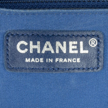 Chanel | Pre-Owned Mini Square Classic Calfskin Airline Flap | Blue/Dark Blue