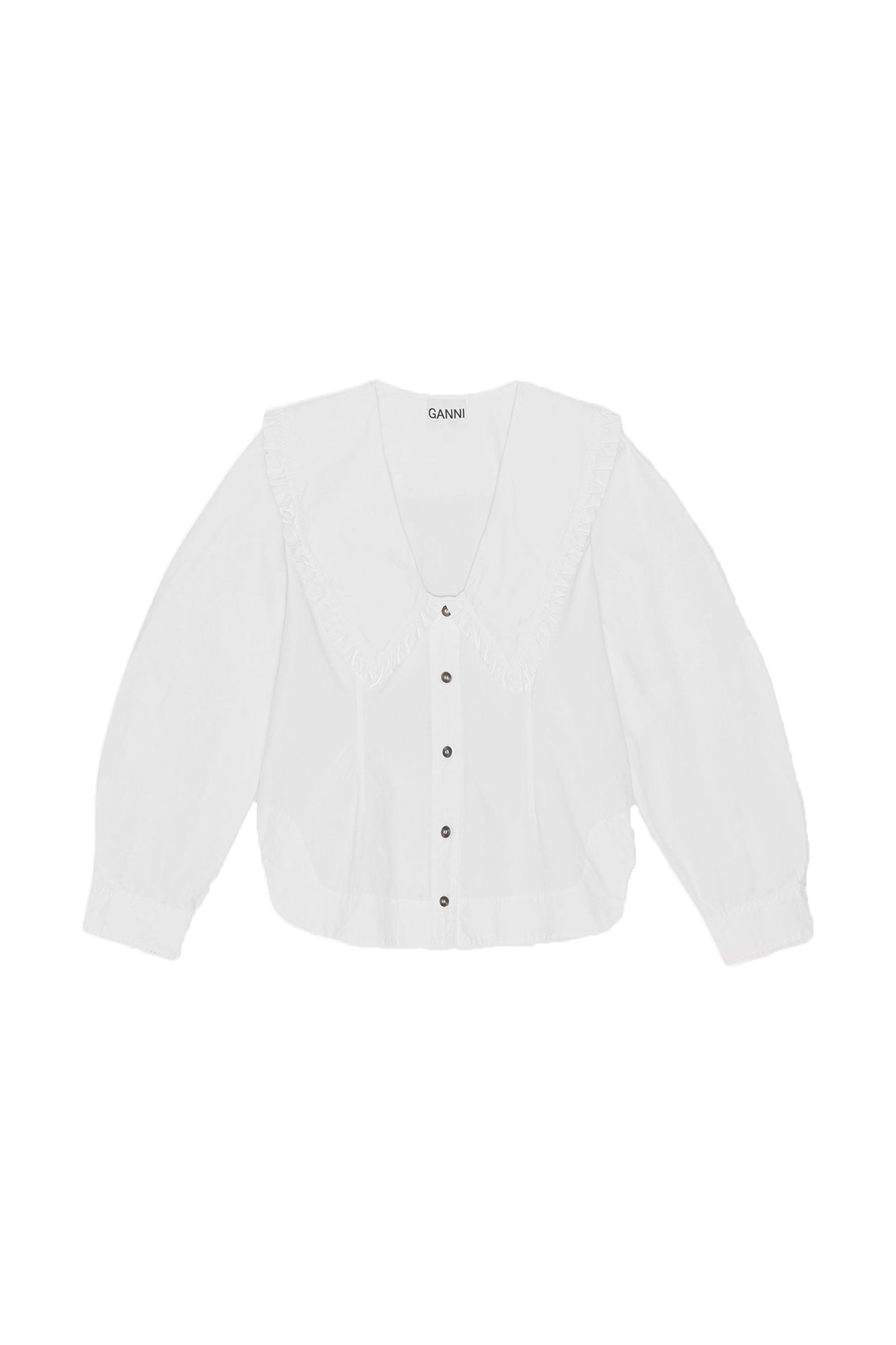 V-Neck Shirt | Bright White