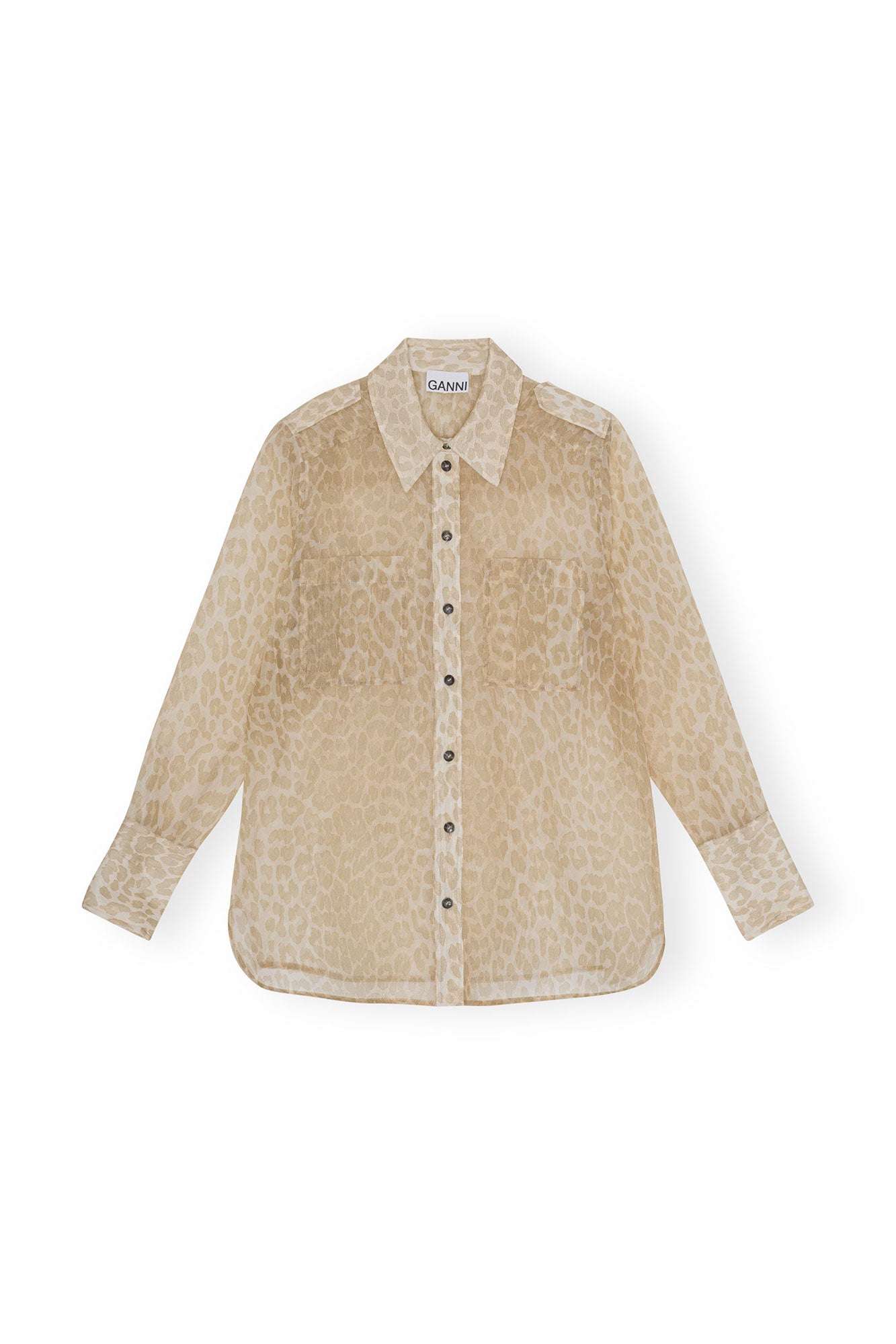 Organza Shirt | Oyster Gray