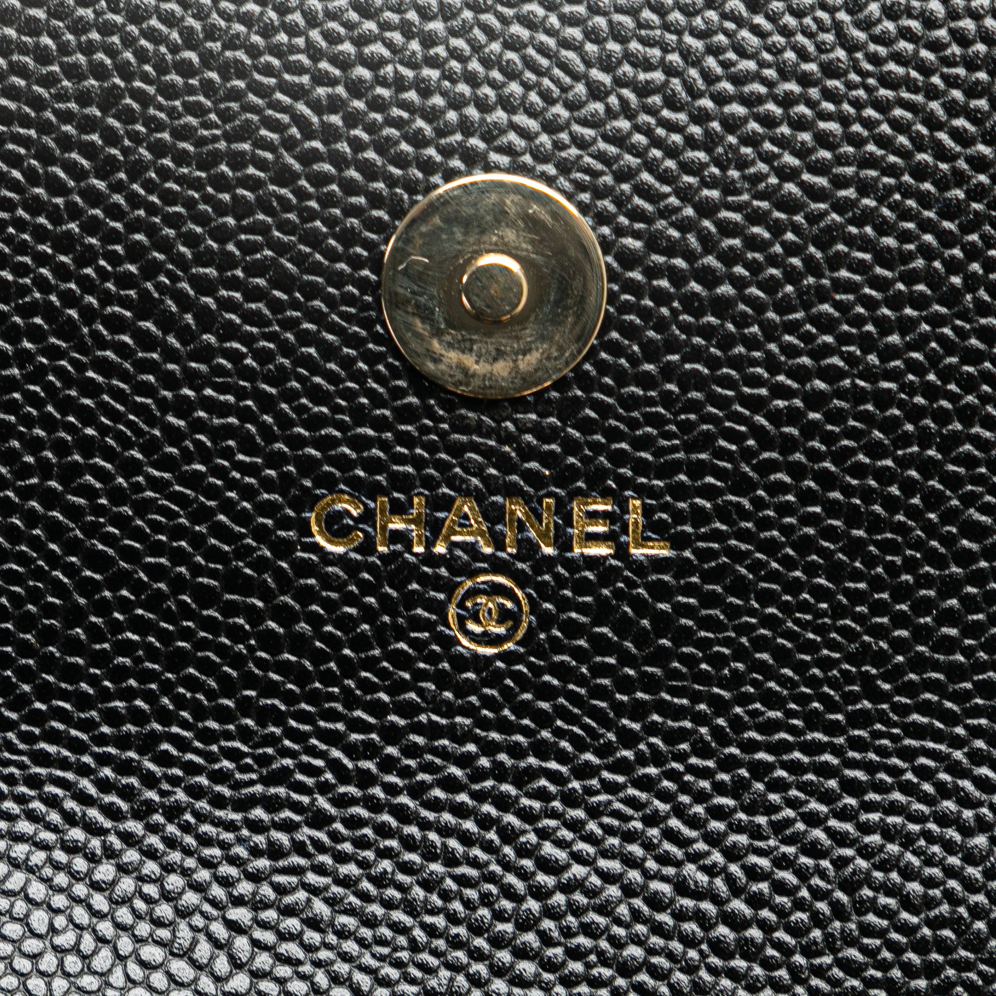 Chanel | Pre-Owned Mini Caviar Business Affinity Top Handle Bag | Black