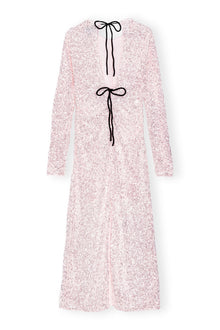 3D Sequins Maxi Dress | Mauve Chalk