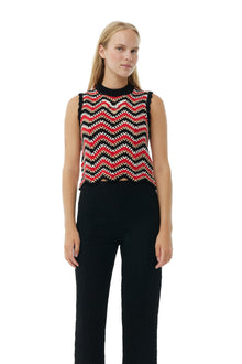 Textured Suiting Cropped Pants | Black