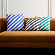 Cabana Silk Pillow | Green/Ivory