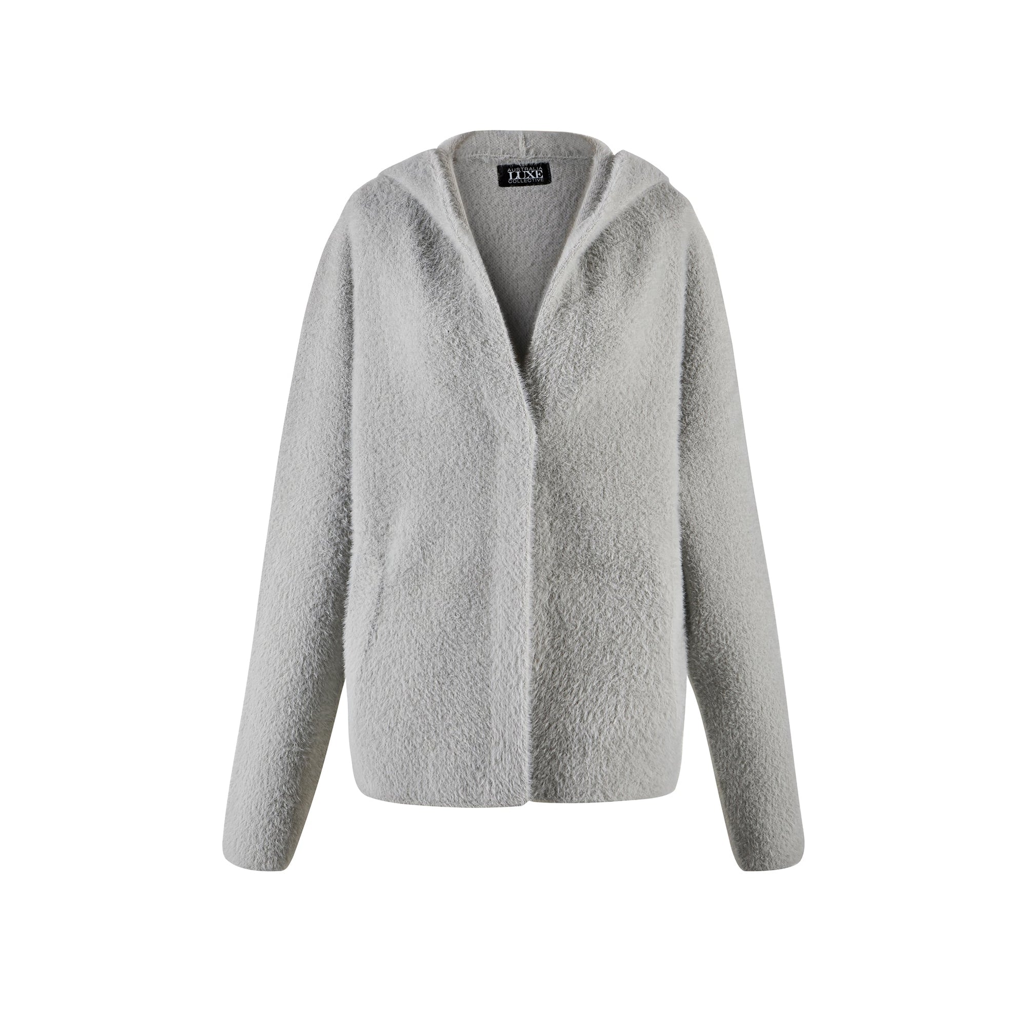 FAB HOODIE ICE GRAY - Australia Luxe Collective