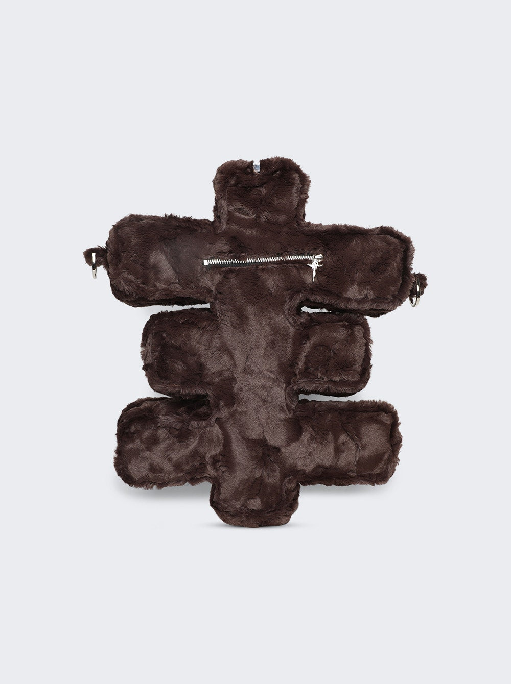 Men | Seventh Heaven | Faux Fur Crossbody Bag | Brown