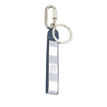 Louis Vuitton | Pre-Owned Damier Azur Coastline Matchpoint Dragonne Key Chain | White